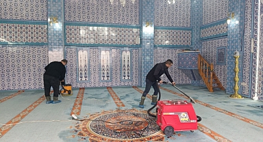  Ramazan Öncesi Camilerde Kapsamlı Temizlik