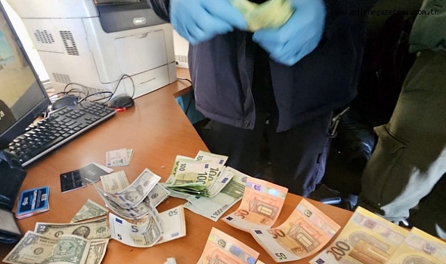 Sınırda sahte Euro ele geçirildi