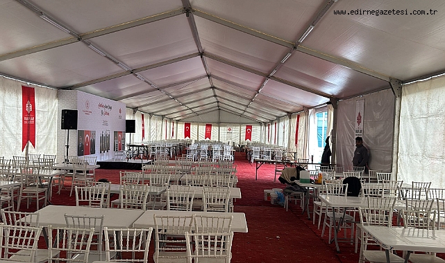 Vakıflar’dan 500 kişilik iftar çadırı