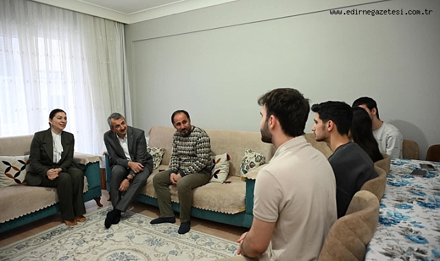 Vali Sezer Ilgaz ailesini ziyaret etti