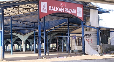 Balkan Pazarı’nın Tabelası Asıldı