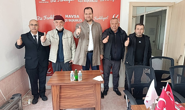 Çalışkan, Havsa’da Partililerle Bayramlaştı