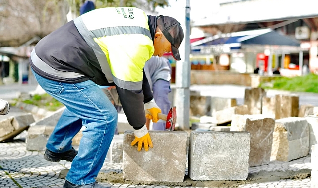 Eski Cami Çevresi Yenileniyor