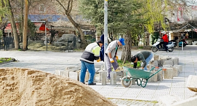 Eski Cami Çevresi Yenileniyor