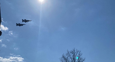 F-16 ve SİHA’lar prova uçuşu gerçekleştirdi