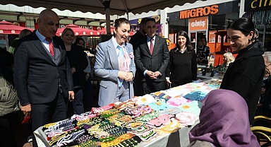 Huzurevi sakinlerinin el emeği eserleri beğeni topladı