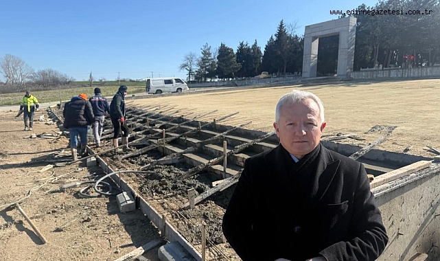 İpsala’da Mezarlık Çevresi Daha Düzenli Hale Geliyor