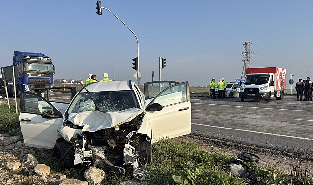 Kırklareli Kavşağı’nda Kaza