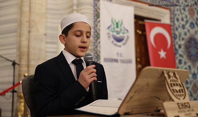Selimiye Camii hafızların yarışmasına ev sahipliği yaptı