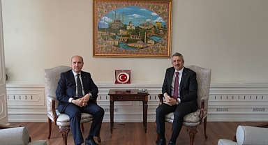 Vali Sezer, Milli Saraylar Başkanı Yıldız'ı kabul etti