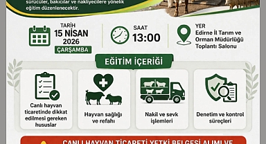 CANLI HAYVAN TİCARETİ YAPANLARA ZORUNLU EĞİTİM