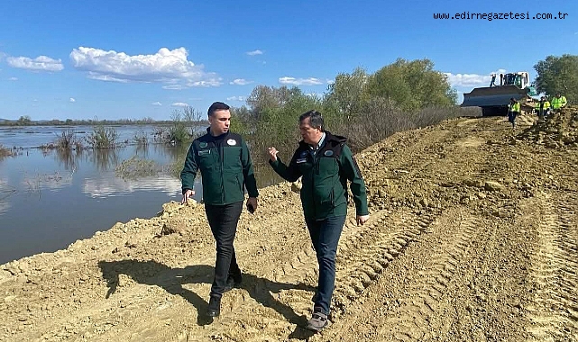 DSİ Bölge Müdürü Yücegök Çalışmaları Yerinde İnceledi