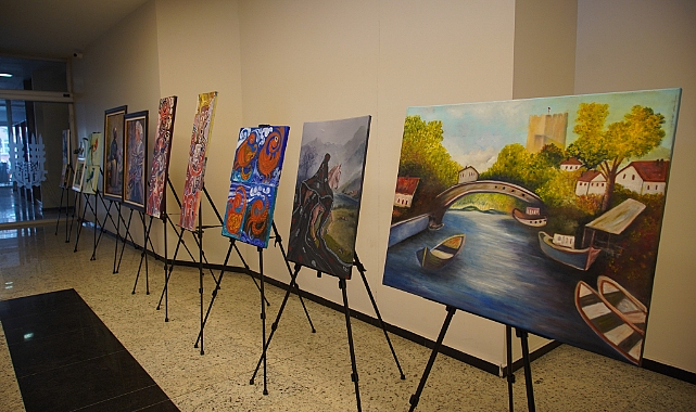 Dünya Sanat Günü kapsamında sergi düzenlendi