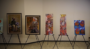 Dünya Sanat Günü kapsamında sergi düzenlendi