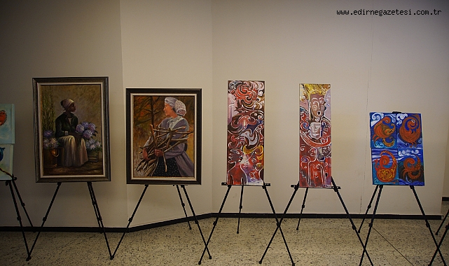 Dünya Sanat Günü kapsamında sergi düzenlendi