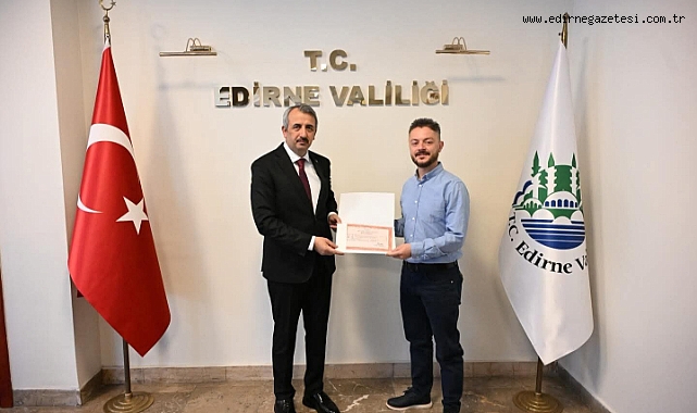 Edirne’de Eğitim Alan Kosovalı Öğretmenlere Sertifika