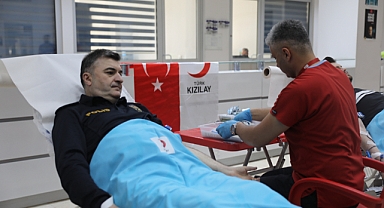 Emniyet Müdürlüğü kan bağışı etkinliği düzenledi