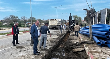 Enez’de Asbest Borular Tarihe Karışıyor