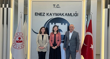 Fatma Aksal ve Heyetinden Enez Çıkarması