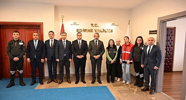 Göç İdaresi Müdürlüğü personelinden Vali Sezer'e ziyaret