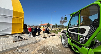 İpsala’da Kapalı Halı Saha Açılışa Hazırlanıyor