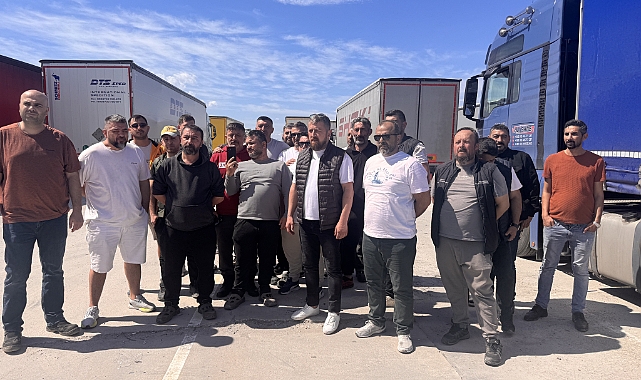 Kapıkule'de tır şoförleri yaşadıkları sorunları anlattı