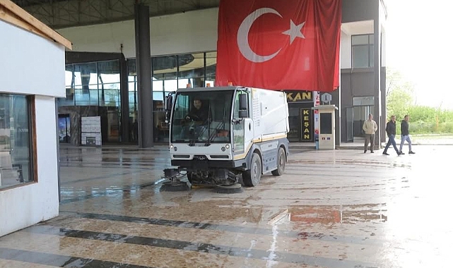 Otobüs Terminali’nde Kapsamlı Temizlik Çalışması