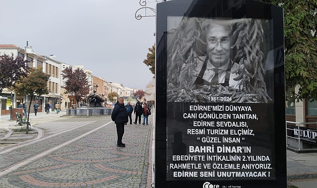 Turizm Haftası’nda Bahri Dinar’a Anlamlı Anma