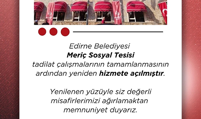 Yenilenen Yüzüyle Hizmete Açıldı