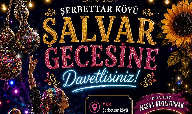 Bayramın 2. Günü Şalvar Gecesi Düzenlenecek