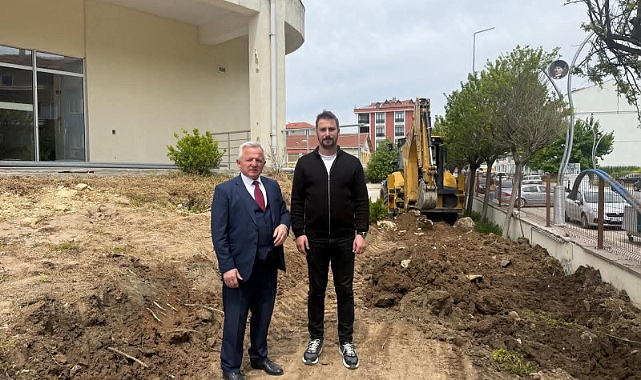 Devlet Hastanesi’nde Peyzaj Çalışmaları Sürüyor