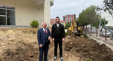 Devlet Hastanesi’nde Peyzaj Çalışmaları Sürüyor