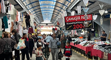 Edirne’de Vatandaşların Bayram Rotası Balkan Pazarı