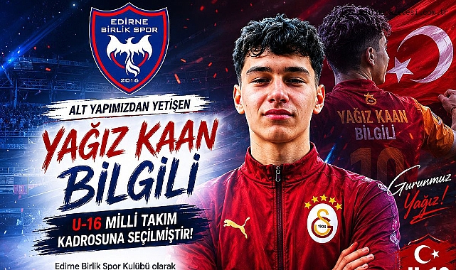 Edirneli Genç Futbolcuya Milli Çağrı