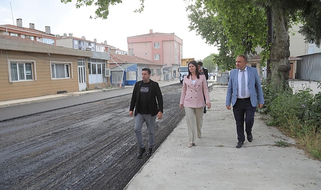 Gencan, üstyapı çalışmalarını inceledi