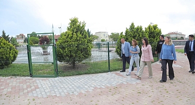 Gencan, üstyapı çalışmalarını inceledi