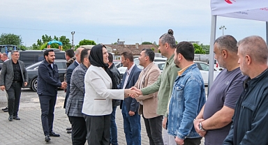 İba, yağmur ve şükür duası programlarına katıldı