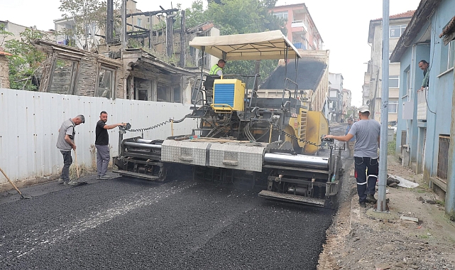 Kaleiçi’nde Asfalt Mesaisi