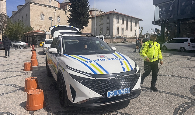 Polis ekiplerince trafik denetimi yapıldı