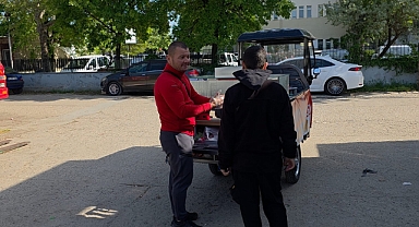 Seyyar börekçilikle hayat mücadelesi