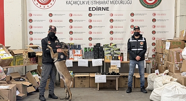 Şüpheli TIR’dan Kaçak Ürün Çıktı