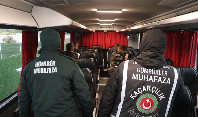 Yanlış otobüse binen 4 düzensiz göçmen İpsala Sınır Kapısı'nda yakalandı