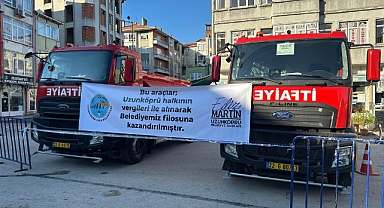Yeni İtfaiye Araçları Göreve Başladı