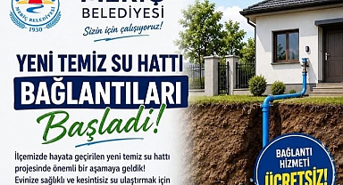 YENİ SU HATTI PROJESİNDE ÖNEMLİ AŞAMA