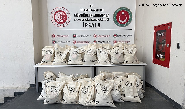 1 Ton 470 kilogram uyuşturucu ele geçirildi