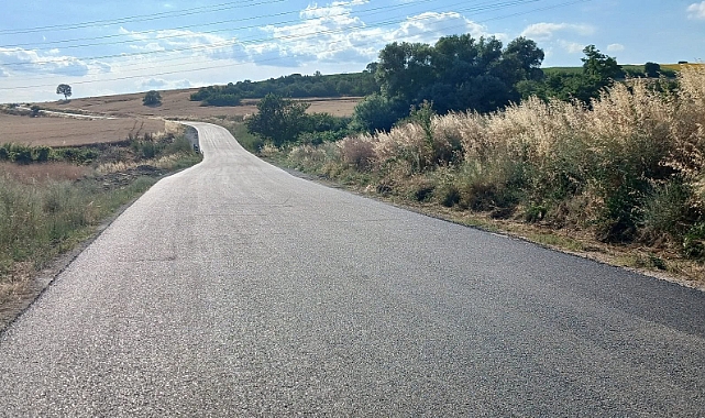 5,5 Kilometrelik Sıcak Asfalt Çalışması Tamamlandı