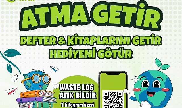 “ATMA GETİR”: ESKİ DEFTER VE KİTAPLAR HEDİYEYE DÖNÜŞECEK