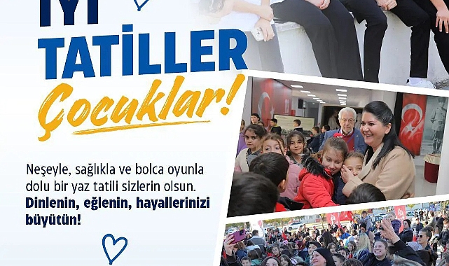 BAŞKAN GENCAN’DAN KARNE SEVİNCİ YAŞAYAN ÇOCUKLARA MESAJ