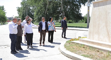 BAŞKAN GENCAN, SARAYİÇİ VE ER MEYDANI’NDA İNCELEMELERDE BULUNDU