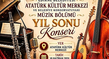 Edirne Belediyesi Konservatuvarı Öğrencilerinden Yıl Sonu Konseri
